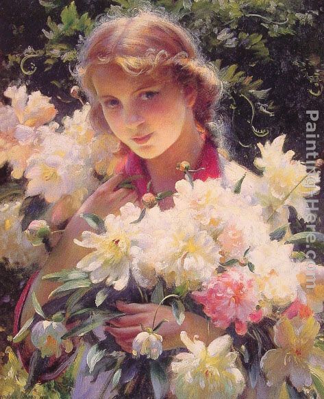 Charles Courtney Curran Peonies